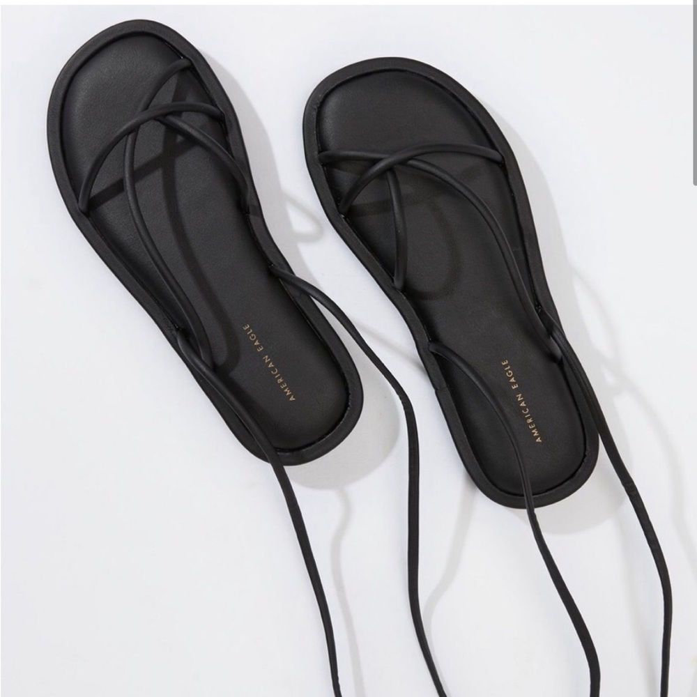 American Eagle platform lace up sandals size 9